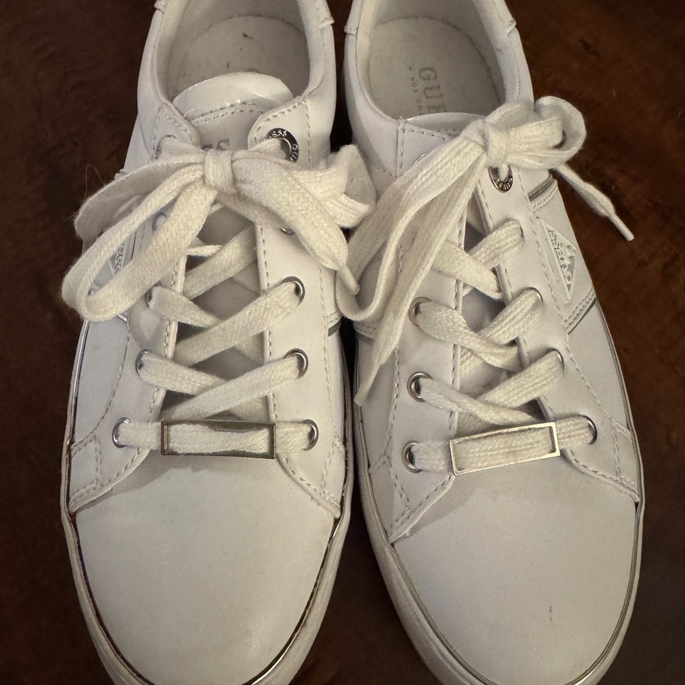 Guess White Women's Sneakers Size 9